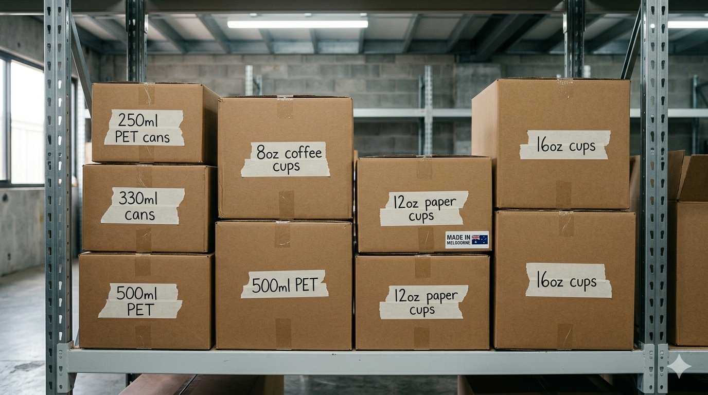 Packlabb stock warehouse Melbourne