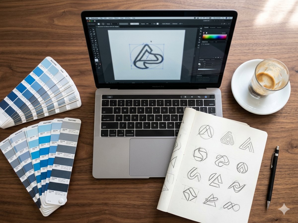 Designer workspace with Illustrator file open